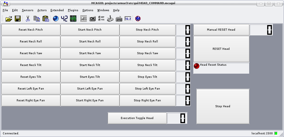 Image of the Head Command GUI
